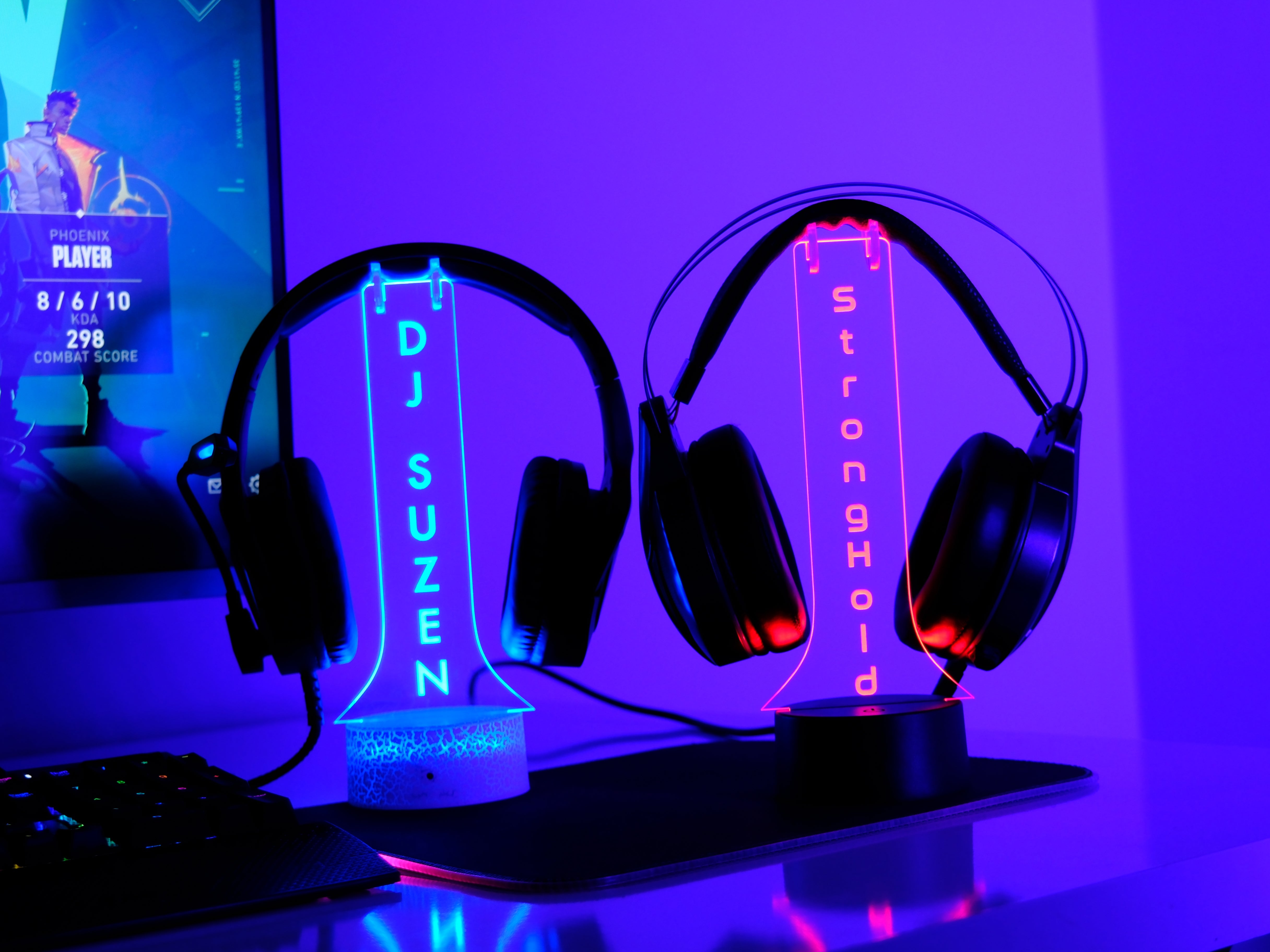 Gamer Tag Headphone Stand