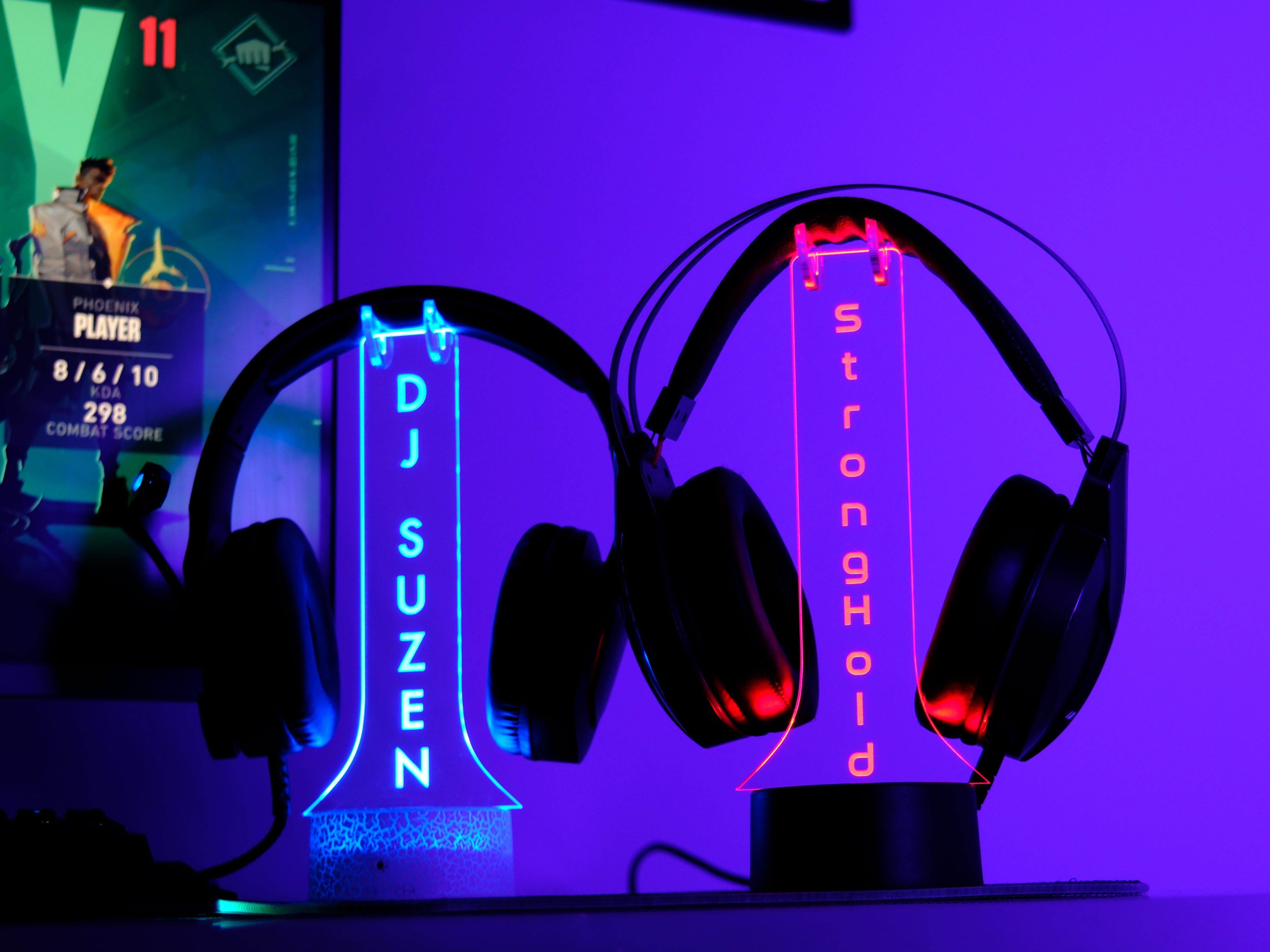 Gamer Tag Headphone Stand