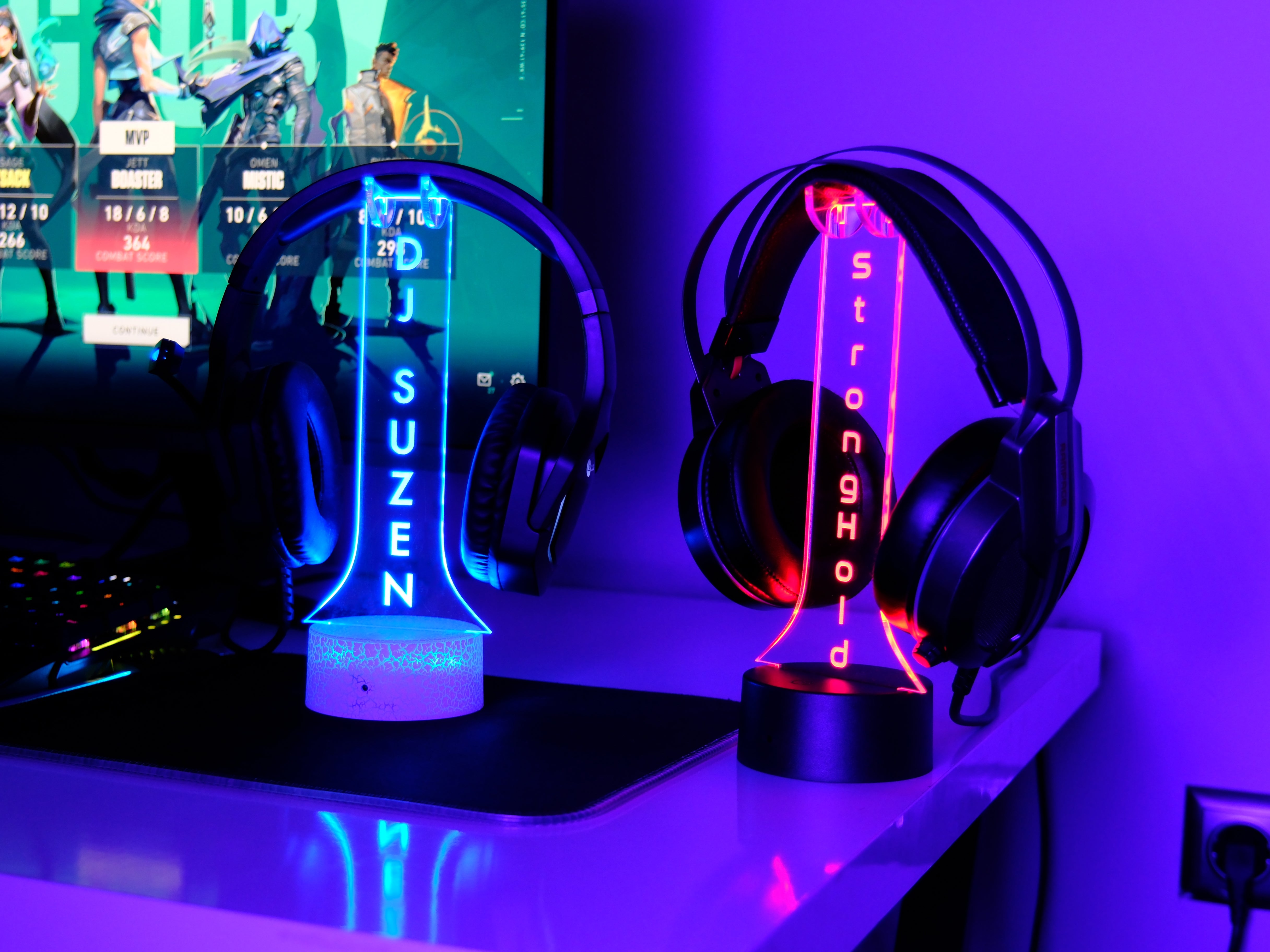 Gamer Tag Headphone Stand