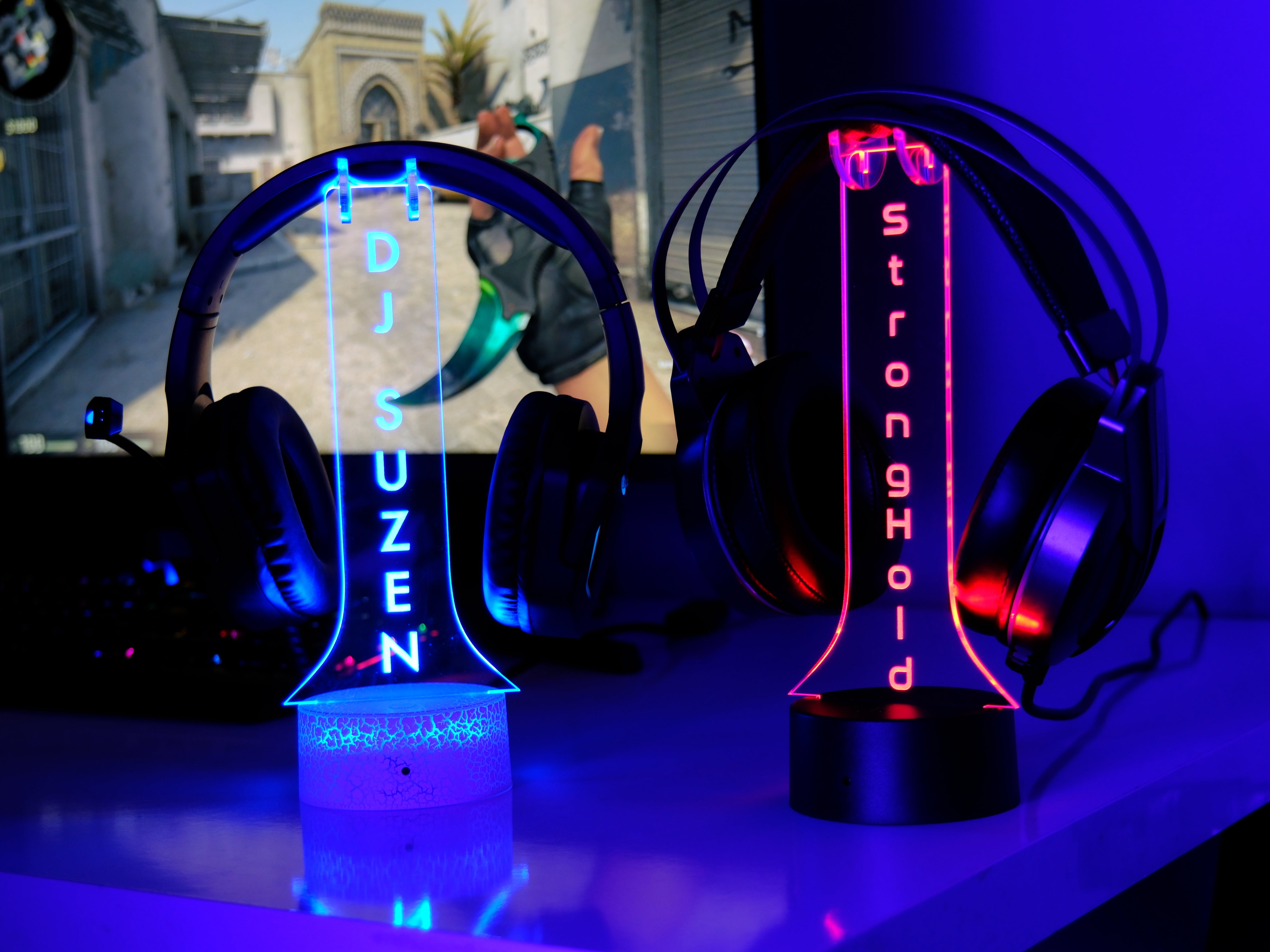 Gamer Tag Headphone Stand