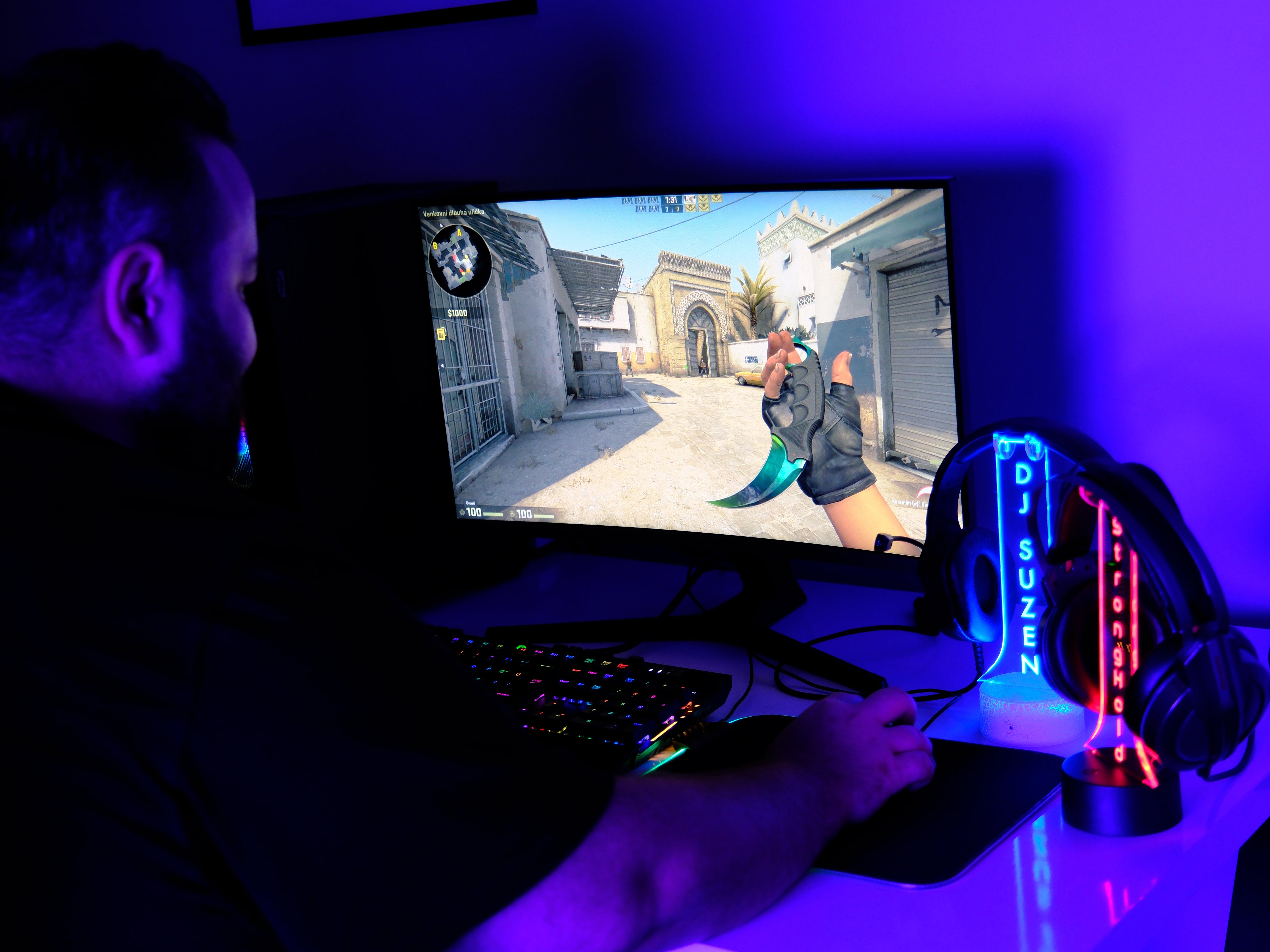 Gamer Tag Headphone Stand