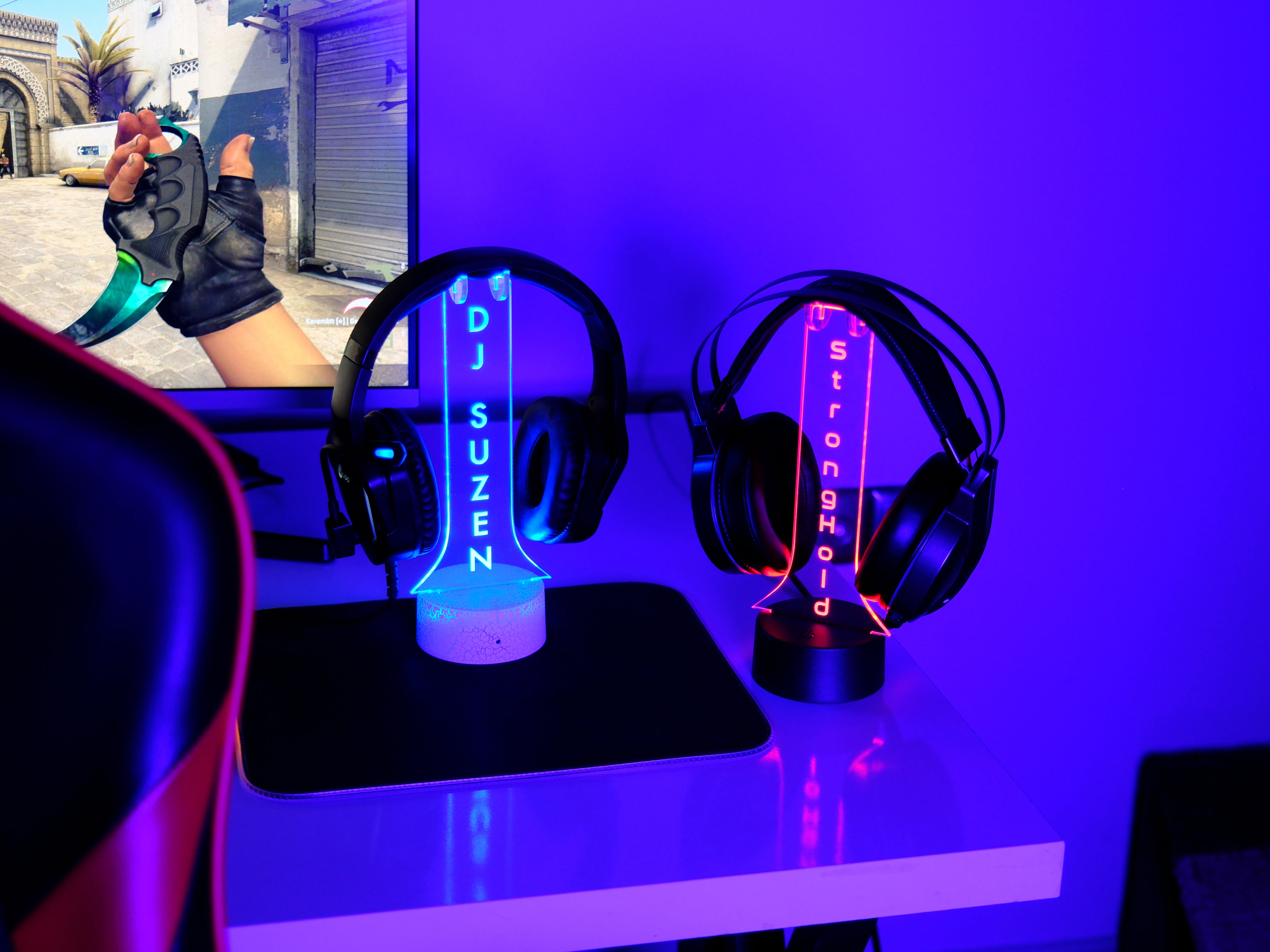 Gamer Tag Headphone Stand