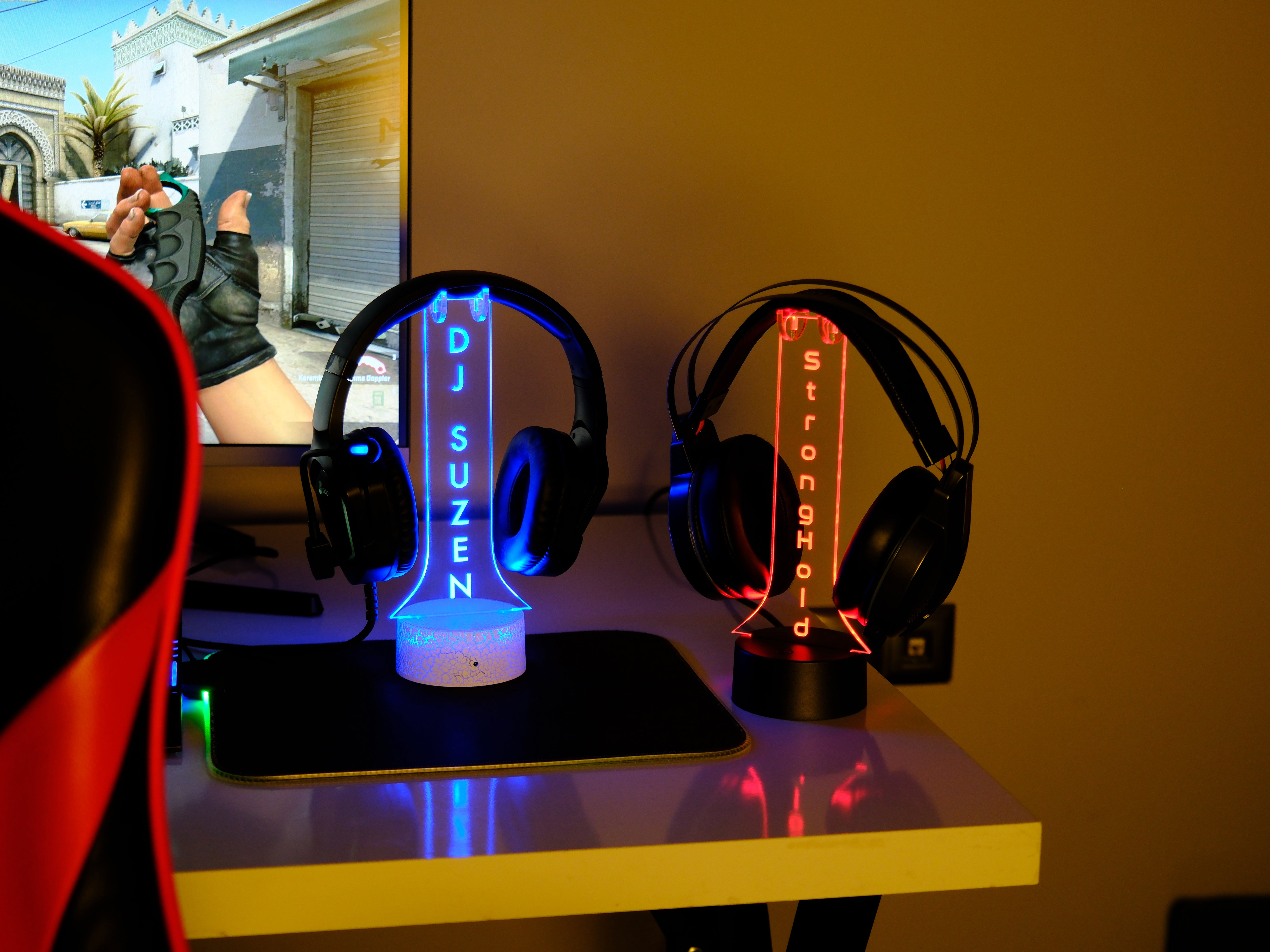 Gamer Tag Headphone Stand