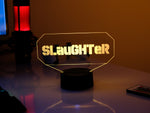 Nickname Desk Lamp 2 – Personalized RGB LED Name Light with Modern Design