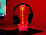 World of Warcraft Alliance Headphone Stand – Personalized RGB Gaming Headset Holder