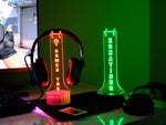 World of Warcraft Horde Headphone Stand – Personalized RGB Gaming Headset Holder