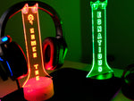 World of Warcraft Horde Headphone Stand – Personalized RGB Gaming Headset Holder